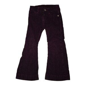 Youth Girl True Religion Candice Purple Corduroy Pants Fall Winter Size 4
